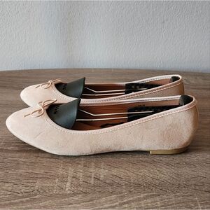 H&M  NEW WOMEN'S SHOES PINK/CREAM BALLETS  SIZE 40